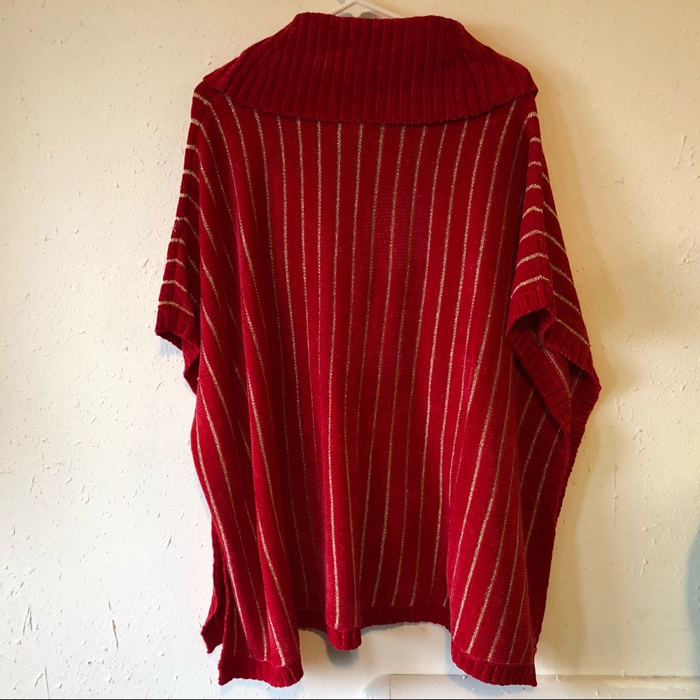 NWT Black Rivet Red Cover Up Jacket Warm Coat Top - Picture 7 of 8